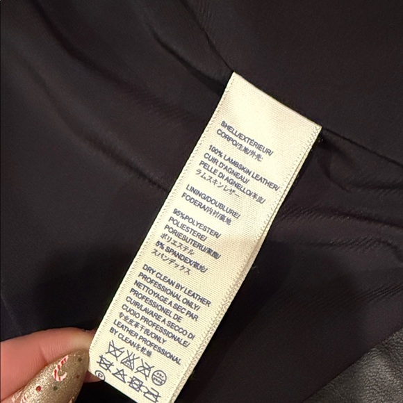 Studded Black Leather Jacket - Picture 4 of 5